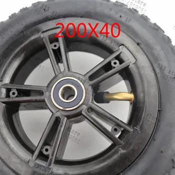 200X40 de 8 pulgadas del borde de la LLANTA CON el INTERIOR de los NEUMÁTICOS de bicicleta plegable de neumáticos de caucho de los neumáticos de scooter de coche accesorios moto de coche de bebé
