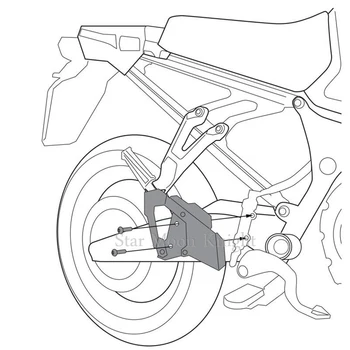 Para Yamaha XT1200Z Super Ténéré de la Motocicleta de la palanca de cambios, tapa de protección del freno trasero de la cubierta del cilindro XT 1200 Z