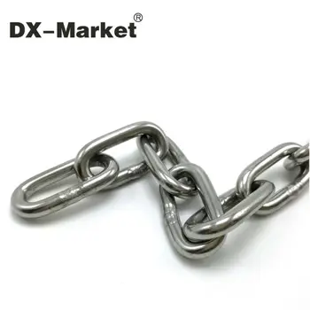 1.5 mm de la cadena, a 10 metros , sus304 cadena de acero inoxidable de alta calidad aparejo antioxidante cadenas