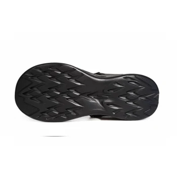 Skechers Sandalias de los Hombres Cómodo, Transpirable Sandalias de Playa de los Hombres de Luz Plana de la Marca de Lujo de Verano Sandalias de Alta Calidad 55366-BBK
