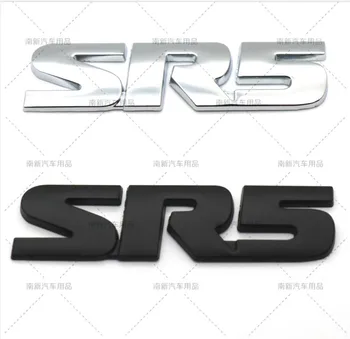 1Pcs de Metales 3D SR5 V6 Insignia Emblema etiqueta Engomada de la parte Trasera del Camión Calcomanía de Etiquetado de coche de estilo para Toyota Tundra PRADO TRD PRD de los Accesorios del Coche
