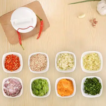 Mini Ajo Chopper utensilios de Cocina Manual de Alimentos Chopper para Gralic Cebolla Nueces Preparación de Alimentos Vegetales Carne de la Cocina slicer cortador
