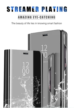 La nueva Smart Espejo Caso Para Huawei P40 P30 P20 Pro Mate 20 10 Lite Nova 5T 7i 3 3i 3e Honor 20 9 X Pro 10 Lite 8X Jugar