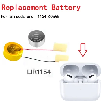 Batería de recambio para Airpods Pro Qi Cargador Inalámbrico Bluetooch auriculares de Caja de Carga de la batería para cápsulas de Aire Pro