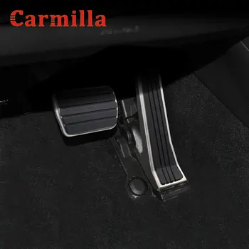 Carmilla Acero Inoxidable con Pedal para Mazda 3 Axela CX-30 2019 2020 Coche Acelerador de Pedal Pedal de Freno Pedales Pastillas de Cubierta