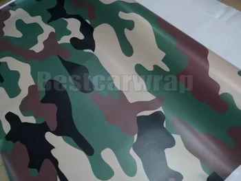Militar Verde Marrón negro Camuflaje de Vinilo Para el Coche Envoltura de Estilo Con Liberación de Aire de Camuflaje Capa PROTWRAPS tamaño 1.52x30m/Rollo