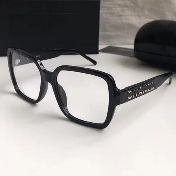 Vintage Gafas de marco a las Mujeres de los Hombres de la Plaza de Acetato de gafas de marco 5408 para la miopía óptica gafas oculos de Con orginal caso