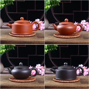 La arcilla de Yixing tetera zhisha bote hecho a mano de Kung fu filtro de cerámica olla de té de tamaño pequeño, hervidor de agua juego de té 1pc
