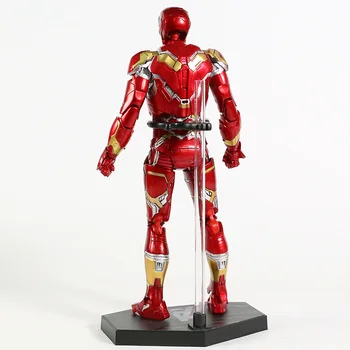 Caliente Juguetes de Marvel los Vengadores, Iron Man Mark MK 42 43 Figura de Acción Coleccionable Modelo de Juguete con Luz LED