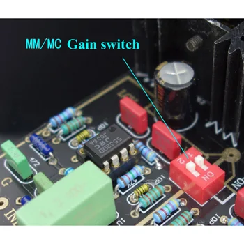 Vinilo jugador MM phono MC amplificador de referencia de Alemania circuito DUAL kit de BRICOLAJE/terminado T0038