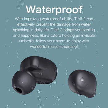 Bluedio T-elf 2 Bluetooth TWS Auricular En el Oído Inalámbrico Impermeable Estéreo Deporte Auriculares