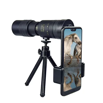4k de 10 300x40mm Súper Teleobjetivo Zoom Monocular Telescopio Portátil Para Smartphone Potente Zoom Hd Ámbito de Caza Militar #t2g