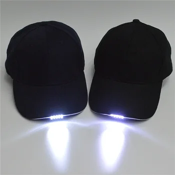 Accesorios al aire libre Solid Caps Noche Linterna de LED de la Pesca la Caza de los Sombreros de Caminar Sombrero de Ciclismo, Ropa