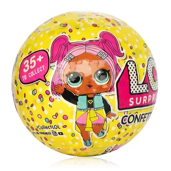 Original LOL Sorpresa Muñecas Cambio de Color de Huevos de Confeti pop Serie de Vestir LOL Muñeca Bola Juguetes de Niños Para Niños de Navidad
