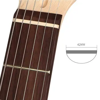 3PCS 42 mm/1.65 en el Hueso de la Tuerca de 6 Cuerdas Guitarra Eléctrica de Accesorios de Guitarra N66