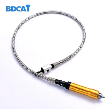 BDCAT 400W mini taladro grabador herramienta Rotativa Eléctrica Mini Amoladora Herramienta de Dremel con 0,6-6.5 mm de eje flexible y accesorios