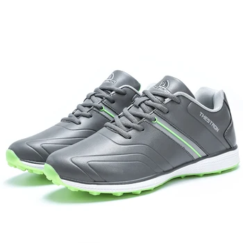 Nueva Impermeable, Zapatos de Golf de los Hombres Profesionales Antideslizante de Agarre de Golf Zapatillas de deporte de Peso Ligero 6.5-13 Calidad Zapatos de Deporte para los Golfistas
