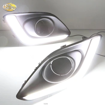 SNCN LED de luces de circulación diurna para el Suzuki Swift 2013 2016 drl niebla cubierta de la lámpara 12V ABS