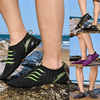 Recién a los Hombres de las Mujeres Zapatos de Agua de secado Rápido Zapatos Descalzos para Nadar Buceo Playa de Surf S66