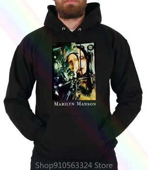 Vintage Marilyn Manson Sudaderas Con Capucha Hombre Hermoso Antichrist Superstar 1997 Mujeres Hombres