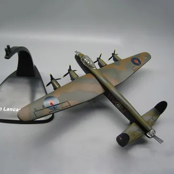 Fundido a troquel de la Aleación de Escala 1/144 de la II Guerra Mundial Clásico de los Bombarderos Británicos Bombardero Lancaster Avión Avión de Juguetes de modelos F Coleccionables de Regalo