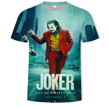 2020 nuevas blanco casual homme fresco antihéroe hip hop camiseta de streetwear Joker Joaquin Phoenix harajuku divertida camiseta de los hombres