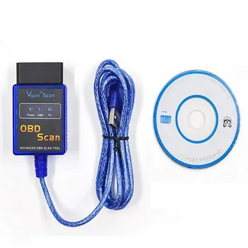 2019 Nuevo USB Mini ELM327 V1.5 Auto Escáner de Diagnóstico del Coche de interfaz de Escáner de OBD del olmo 327 de la herramienta de análisis