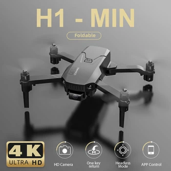H1 Mini control Remoto de Aviones 4K HD Cámara de Fotografía Aérea RC Drone Profesional Plegable Quadrocopter los Juguetes de los Niños de Regalo