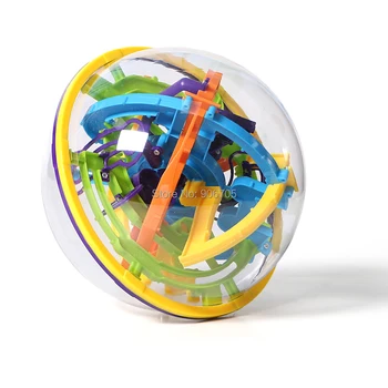 158 Pasos 3D Magic Intelecto Bola de Mármol Juego de Rompecabezas de Perplexus Magnético Bolas IQ Equilibrio Laberinto Educativo de Bolas para los Niños