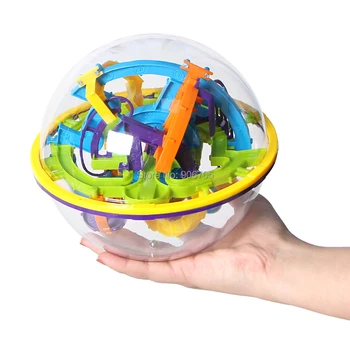 158 Pasos 3D Magic Intelecto Bola de Mármol Juego de Rompecabezas de Perplexus Magnético Bolas IQ Equilibrio Laberinto Educativo de Bolas para los Niños