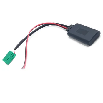Biurlink 10Pcs Coche Mini ISO 6Pin Bluetooth Jack Aux Cable Adaptador para Renault Radio Updatelist