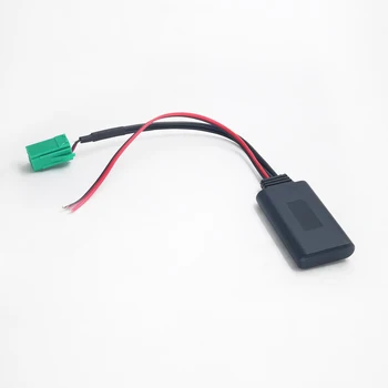 Biurlink 10Pcs Coche Mini ISO 6Pin Bluetooth Jack Aux Cable Adaptador para Renault Radio Updatelist
