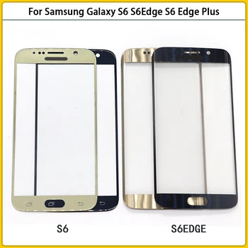 10PCS Nueva S6 con pantalla Táctil Para Samsung Galaxy S6 Edge G920 G925 S7 G930 Panel de Pantalla Táctil Digitalizador Sensor Frontal LCD Lente de Cristal