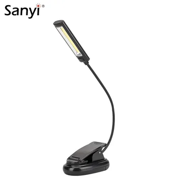 De alta Calidad de Clip LED de Lectura de la Luz de la Linterna USB de Carga de la Lámpara Para el e-book Reader Modos,el Uso de la AAA o USB Envío Gratis