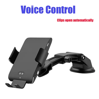 ENMOV de Control de Voz de Sujeción Automáticamente Qi Coche soporte para Teléfono Cargador de Montaje para el iPhone de Samsung de la salida de Aire del Coche del Teléfono Móvil del Titular