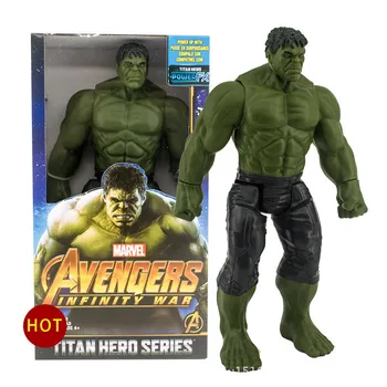 Disney Juguetes de Marvel 30CM de Marvel Avengers 3 Hulk Thanos Figura de Acción de Juguetes de la Muñeca de bienes Muebles de la Articulación de la Figura Regalos de Juguetes Con un Delicado cuadro de