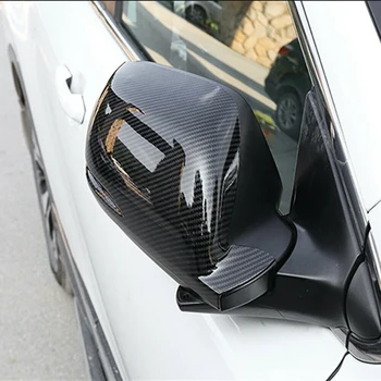 De Fibra de carbono de Estilo Retrovisor Espejo Lateral Cubierta de Tapas de ajuste para el Honda CR-V CRV 2017-2019