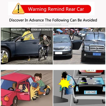 La Fibra de carbono en Coche de la Puerta de protección del Borde de la Tira Reflectante de Advertencia Anti Colisión de la Rueda de la Ceja Protector de ajuste para el LADA KIA Hyundai, Renault