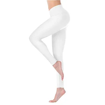 2019 Nuevo Estilo de la Moda las Mujeres Calientes Sexy Push Up Pantalones Skinny Sólido Leggings de talle Alto Con Bolsillo XS-XL L0703