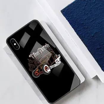Von Dutch Caso de Teléfono de Vidrio Diseñador Para el Iphone 12 7 8 PLUS 6s 11 Pro Max XR de nuevo Caso de la Cubierta