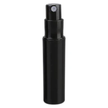 100Pcs / Lote de 2 ml de Plástico Negro Perfume de la Botella de Spray de la Muestra Spray Pulverizador Atomizador de la Botella de Perfume