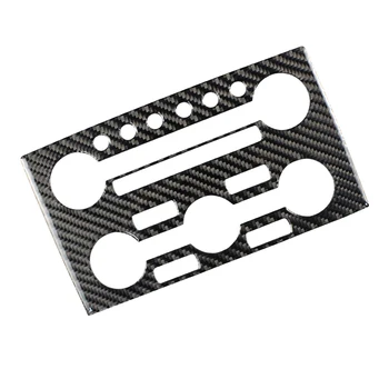 Para el nissan GTR R35 de Fibra de Carbono del Aire Acondicionado CD Panel de Cubierta Decorativa de Interior tapizado en Accesorios de Coches Estilo 3D de la etiqueta Engomada