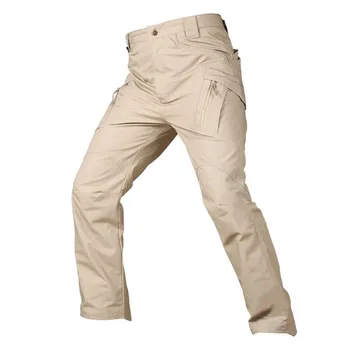 IX9 Táctico Pantalones de Primavera Pantalones de los Hombres de Combate Militar del Ejército de Seis Bolsillos de Pantalones Pantalones de Algodón de los Hombres Pantalon Impermeable Homme