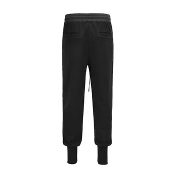 Hip Hop Bloque de Corredores aficionados pantalones de Chándal, Pantalones Masculinos Streetwear pantalones negros