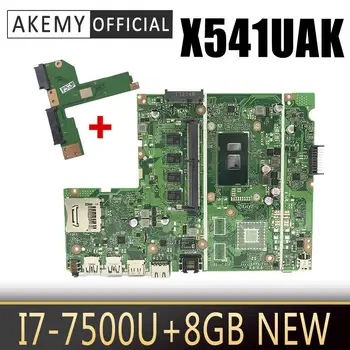 Nuevo Para Asus X541UA X541UAK X541UVK X541UJ X541UV X541U F541U R541U de la Placa base del ordenador portátil de la Placa base W/ 8GB de RAM SR2ZV I7-7500U