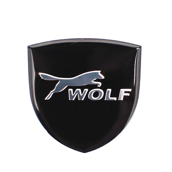 Etiqueta Engomada del coche del Lobo Insignia Emblema para la Fiesta Focus 2 3 KA Mondeo Ranger Mustang GT500 Kuga Ecosport Exterior de Coche Accesorios