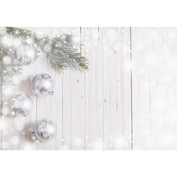 Funnytree Decoración De Navidad De Madera Tablones De Fondo De Estudio Fotográfico De Nieve Luz De Regalo Estrella De La Campana De Vinilo Fotografía Photozone