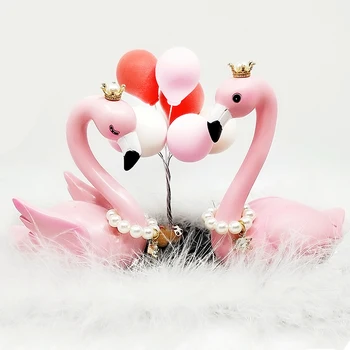 Coche Adorno Flamingo Pluma Muñecos Linda Decoración De Globos En El Interior Del Vehículo Cuadro De Mandos Accesorios Hermosas Mujeres De Regalo