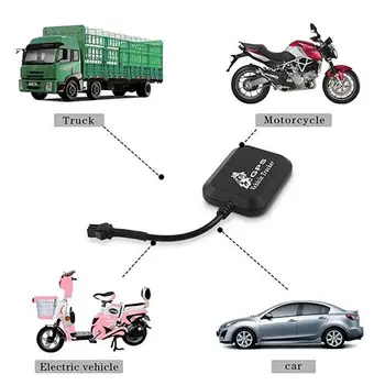 Mini Vehículo Motocicleta Bicicleta GPS/GSM/GPRS en Tiempo Real del Perseguidor del Monitor de Seguimiento de Negro de la Automoción Perseguidor de los GPS Uso Global tracker
