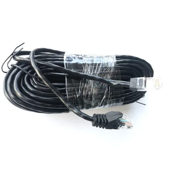 Valor 2 pcs 20M de 65 pies de cat5 Cable de Red Ethernet RJ45 Impermeable al aire libre del Cable de LAN Cables Para CCTV IP POE de la Cámara del Sistema